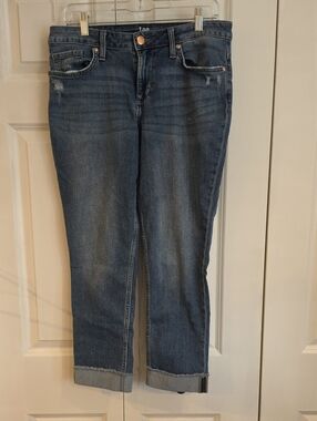 Riders by Lee Women's Cropped Dark Wash Ankle Jeans